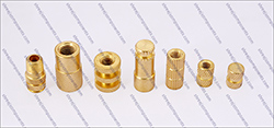 Brass Cross Diamond Knurling Inserts